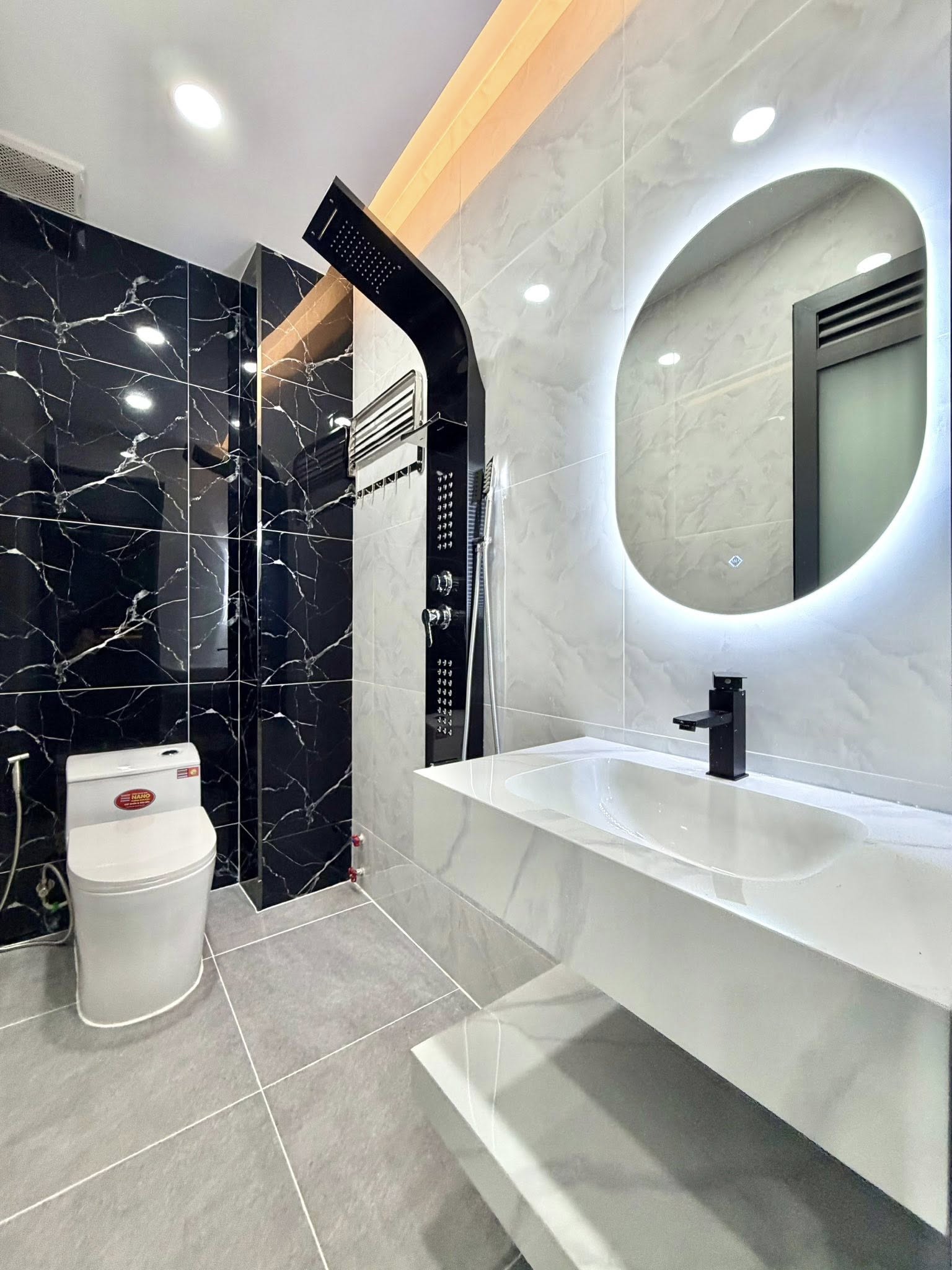 Thiết kế nội thất phòng tắm nhỏ