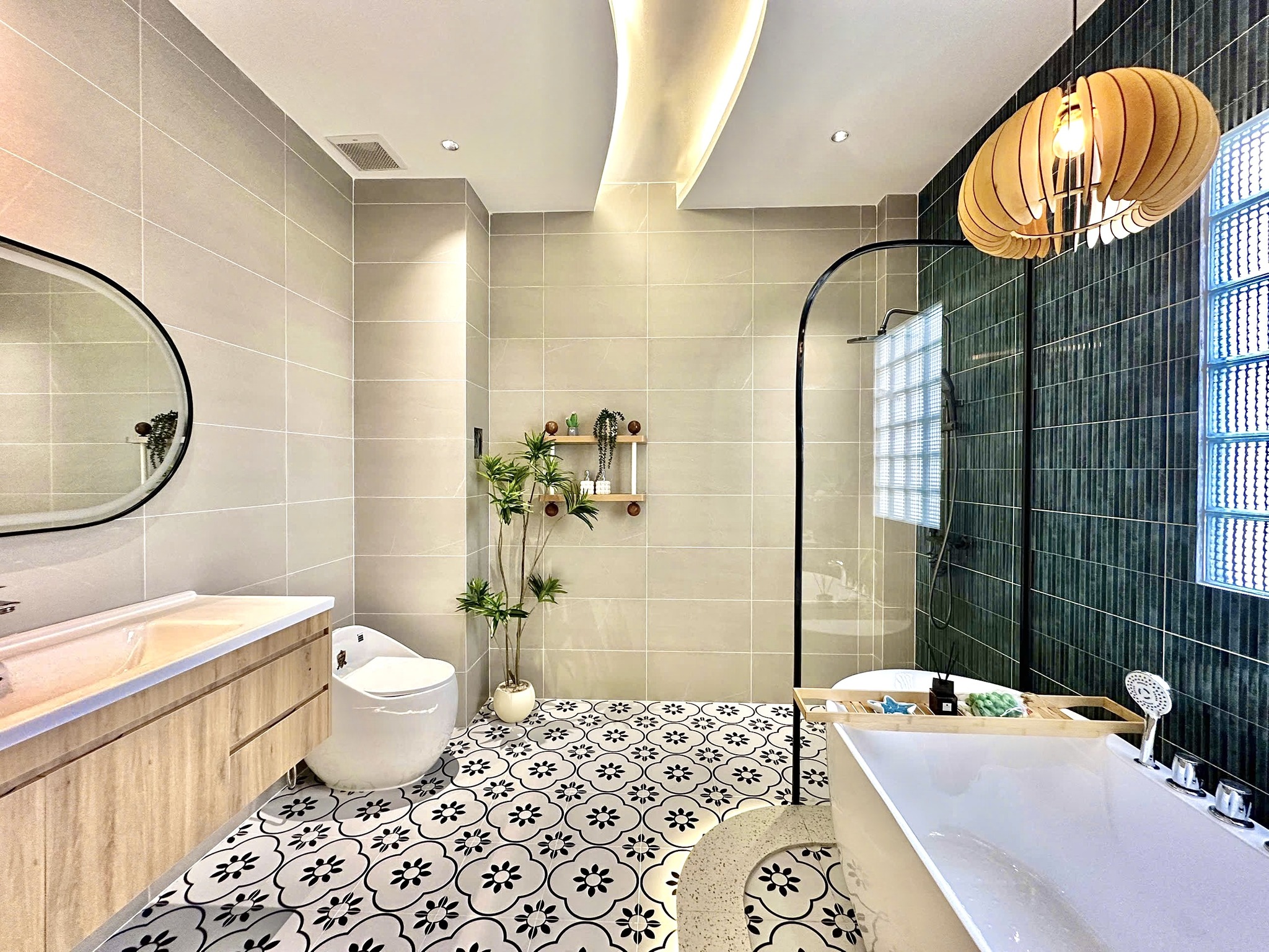 Thiết kế nội thất phòng tắm đẹp
