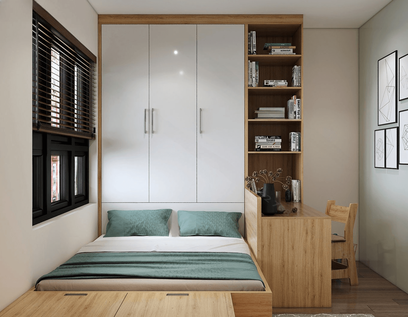 Màu Sắc Thiết Kế Phòng Ngủ 9m2