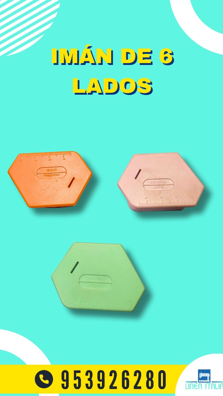 Iman de 6 Lados - Varios Colores - Imagen 2