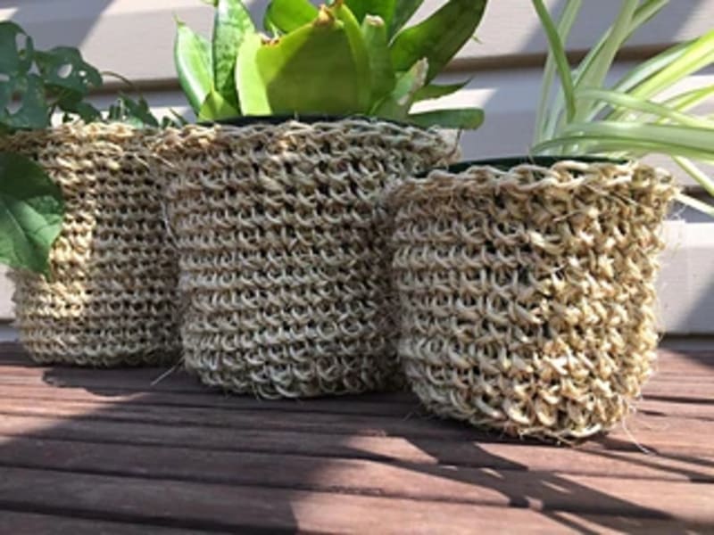 Twine Plant Pot Cozy