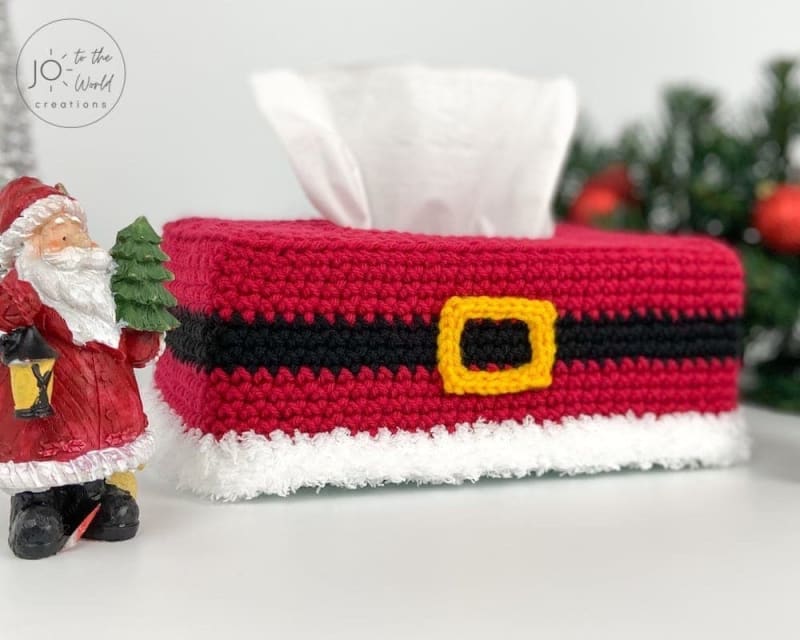 Christmas Santa Tissue Box Cover