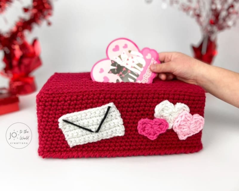 Valentine's Tissue Box Cover and Mailbox