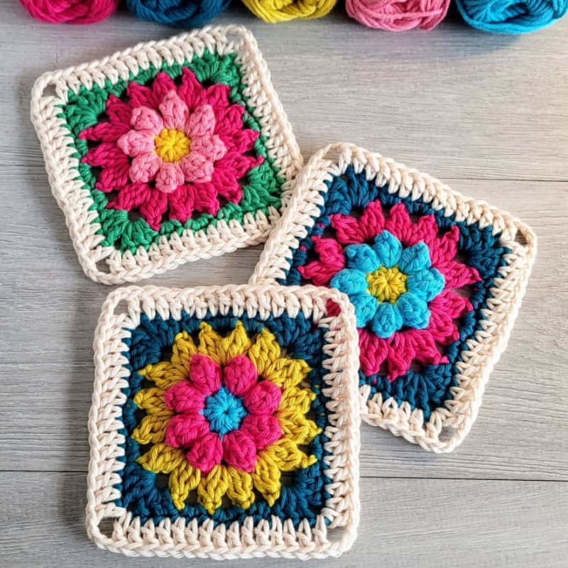 Flower Granny Square