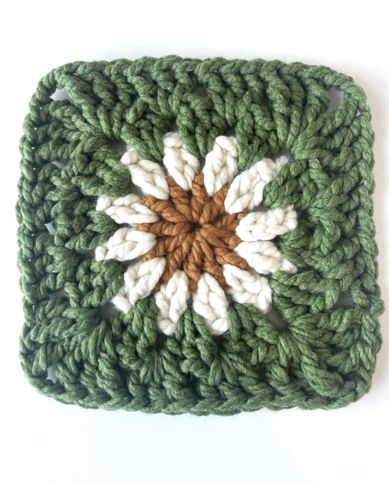 Easy Flower Granny Square