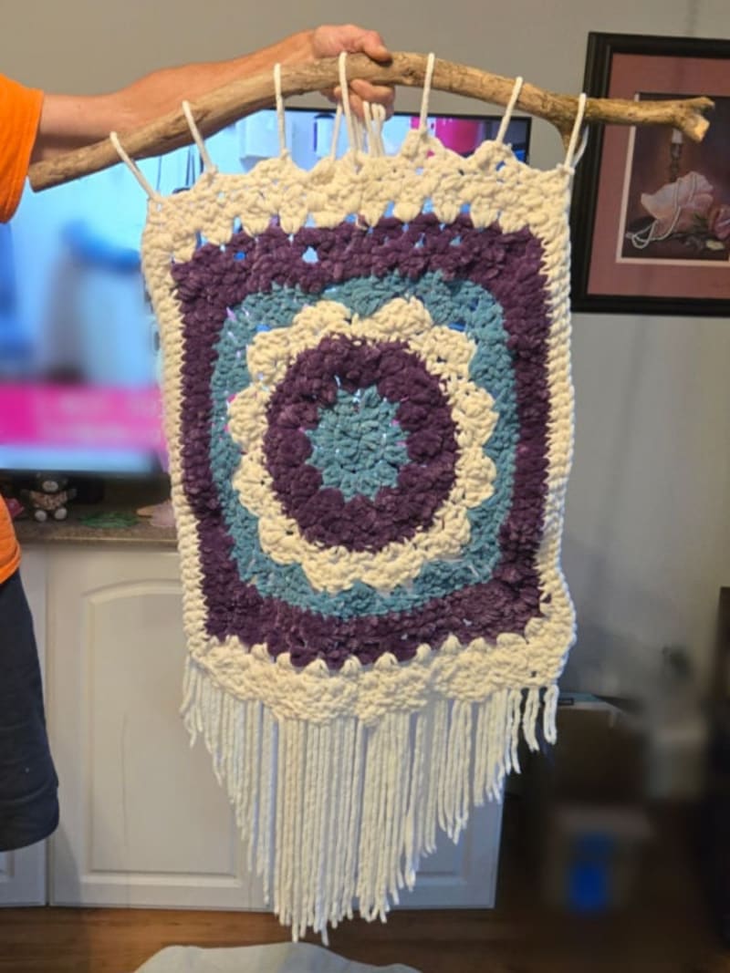 Calliope Crochet Mandala Wall Hanging