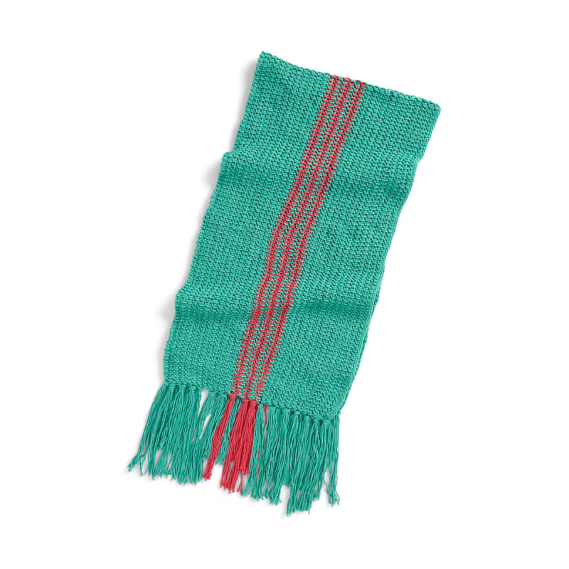 Lily Tunisian Crochet Striped Table Runner