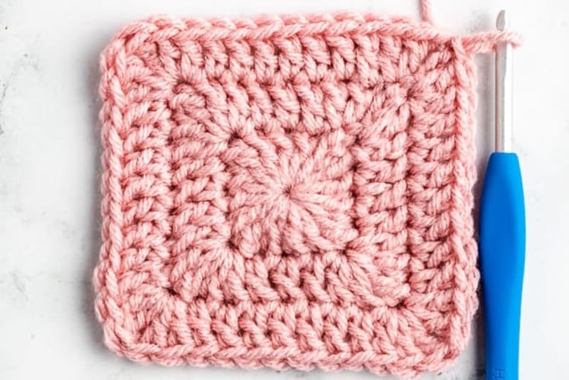Solid Granny Square with No