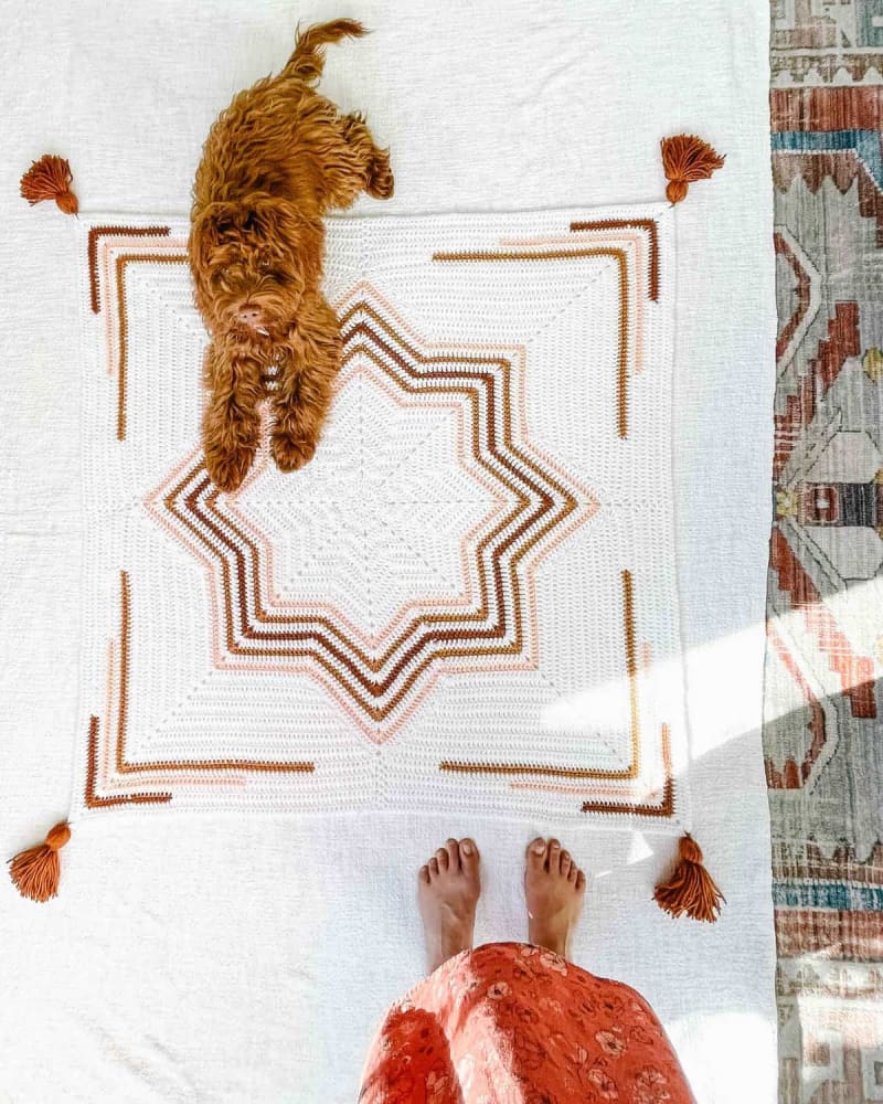 Rising Crochet Star Blanket