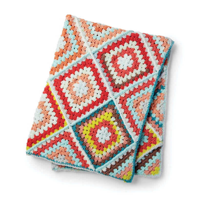 Free Random Granny Crochet Afghan Pattern