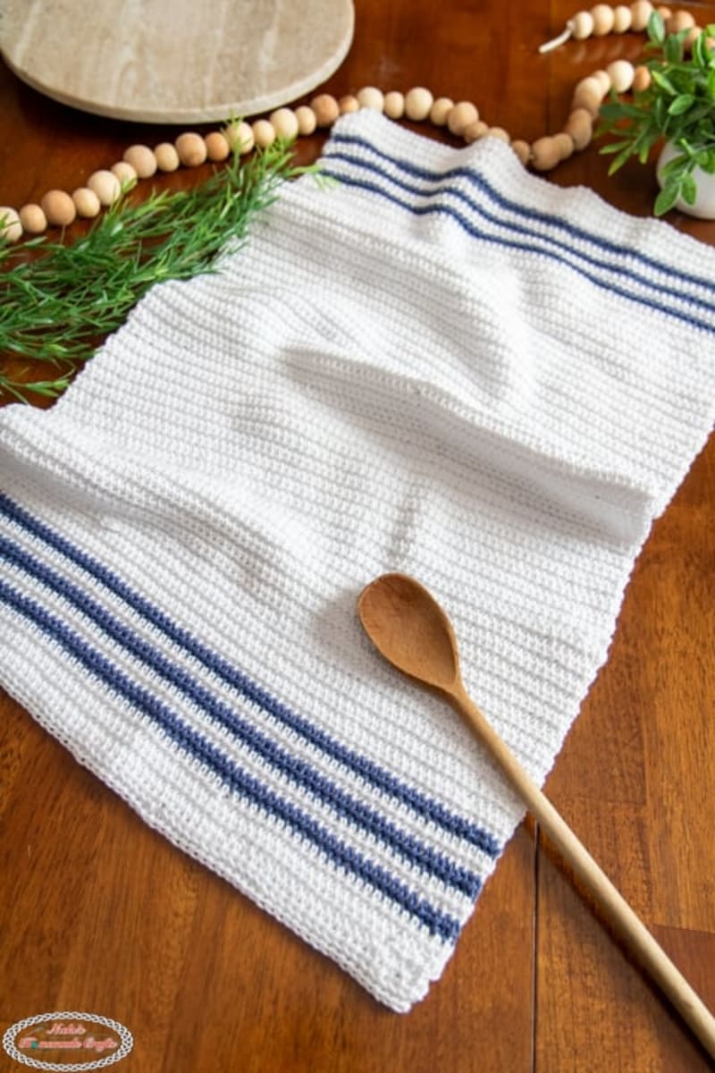 Thermal Crochet Dish Towel