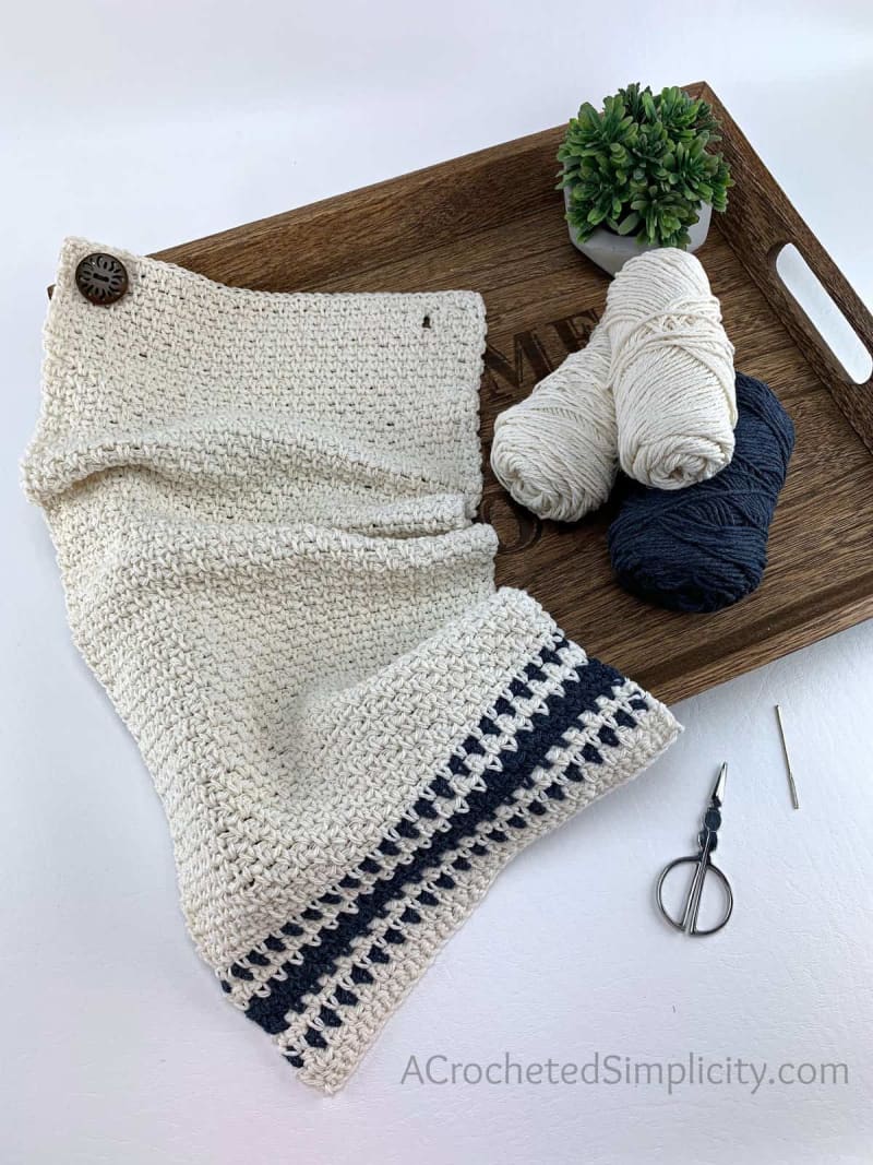 Farmhouse Striped Kitchen Towel