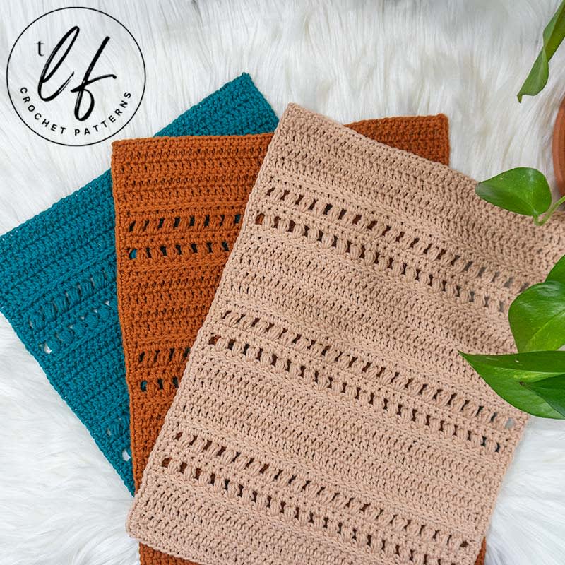 Radiant Crochet Hand Towel