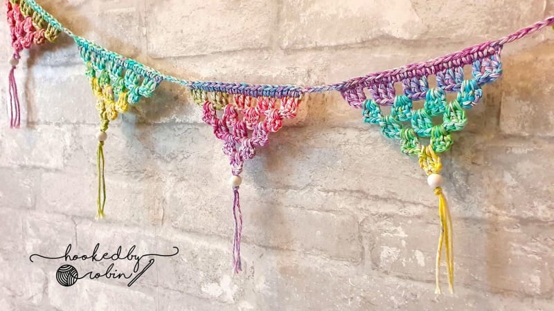 Crochet Granny Triangle Garland
