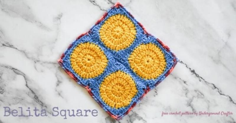 Belita 8 Crochet Square Pattern
