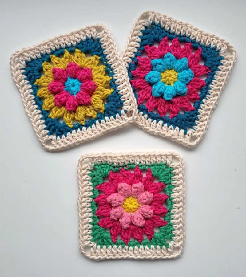 Flower Granny Square
