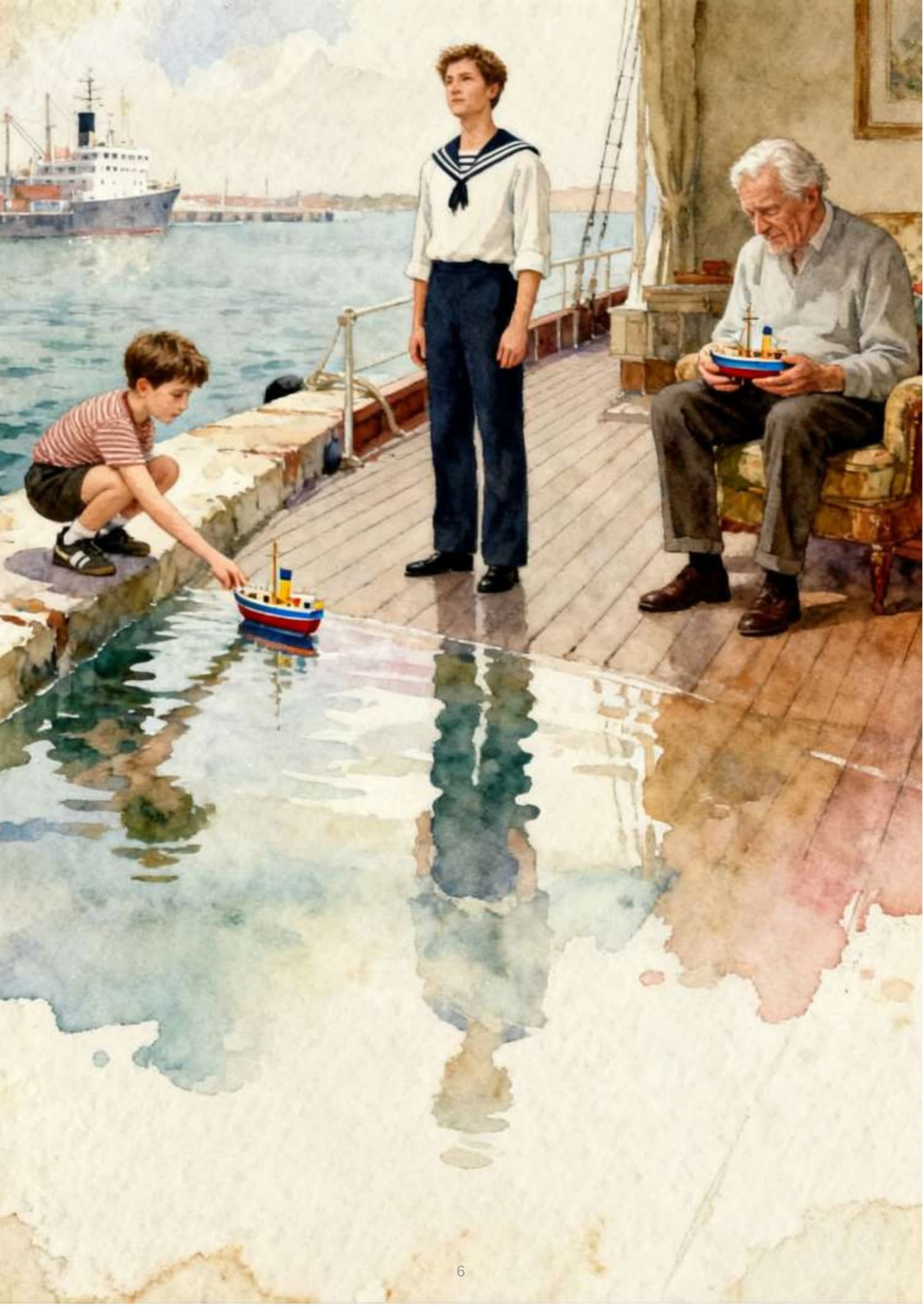 Boy at Plymouth harbour