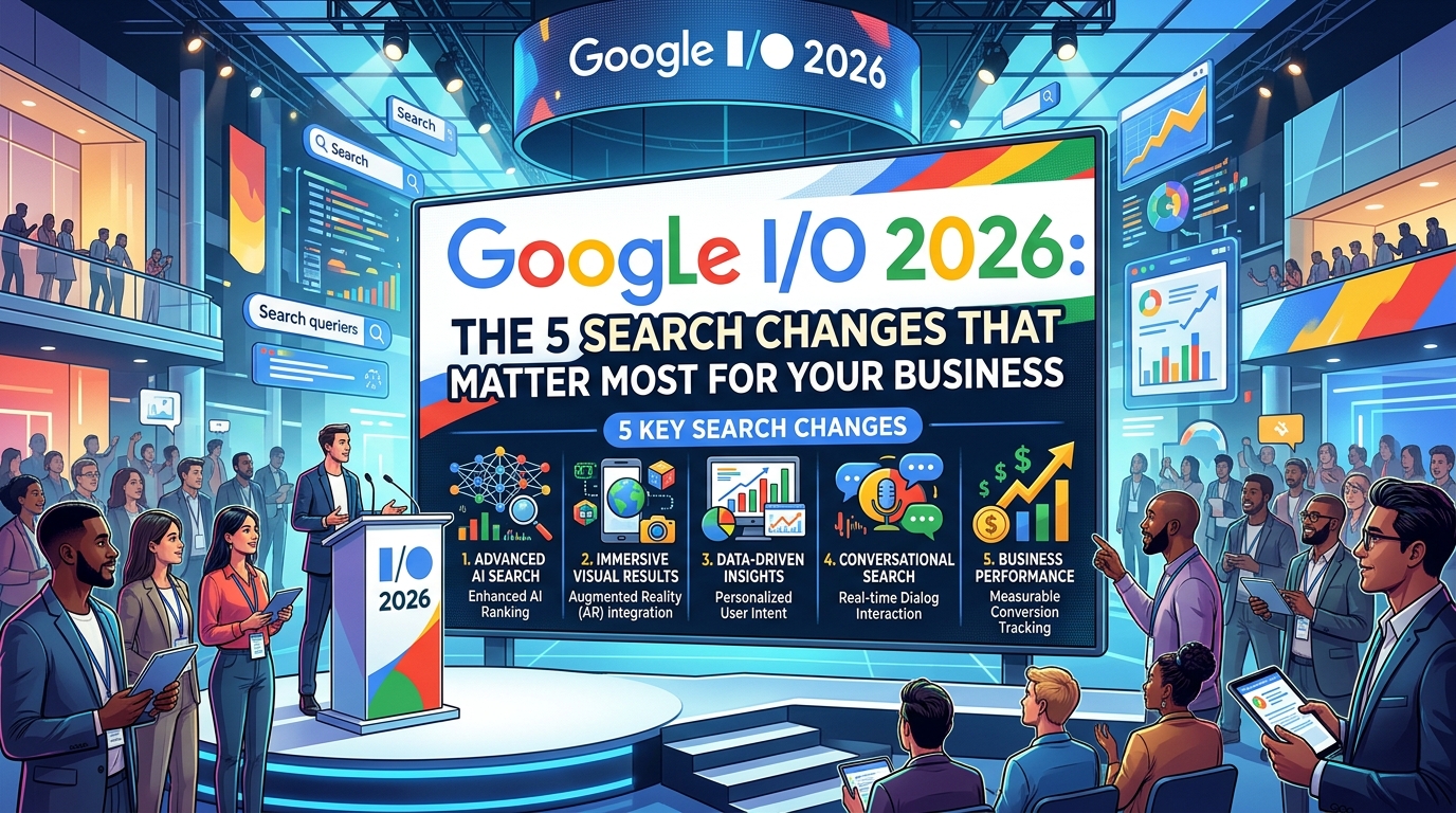 Google I/O 2026: The 5 Search Changes That Matter Most for Your Business