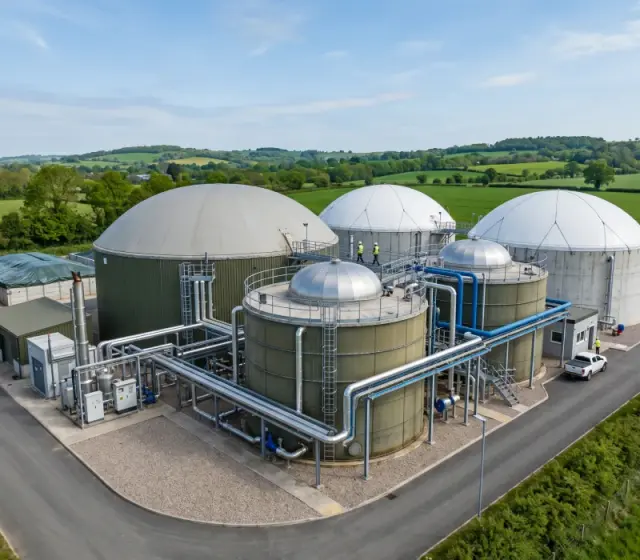 Industrial Biogas Plants for Renewable Energy Generation