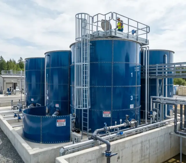 Glass Fused Steel Tanks for Durable Industrial Storage Solutions