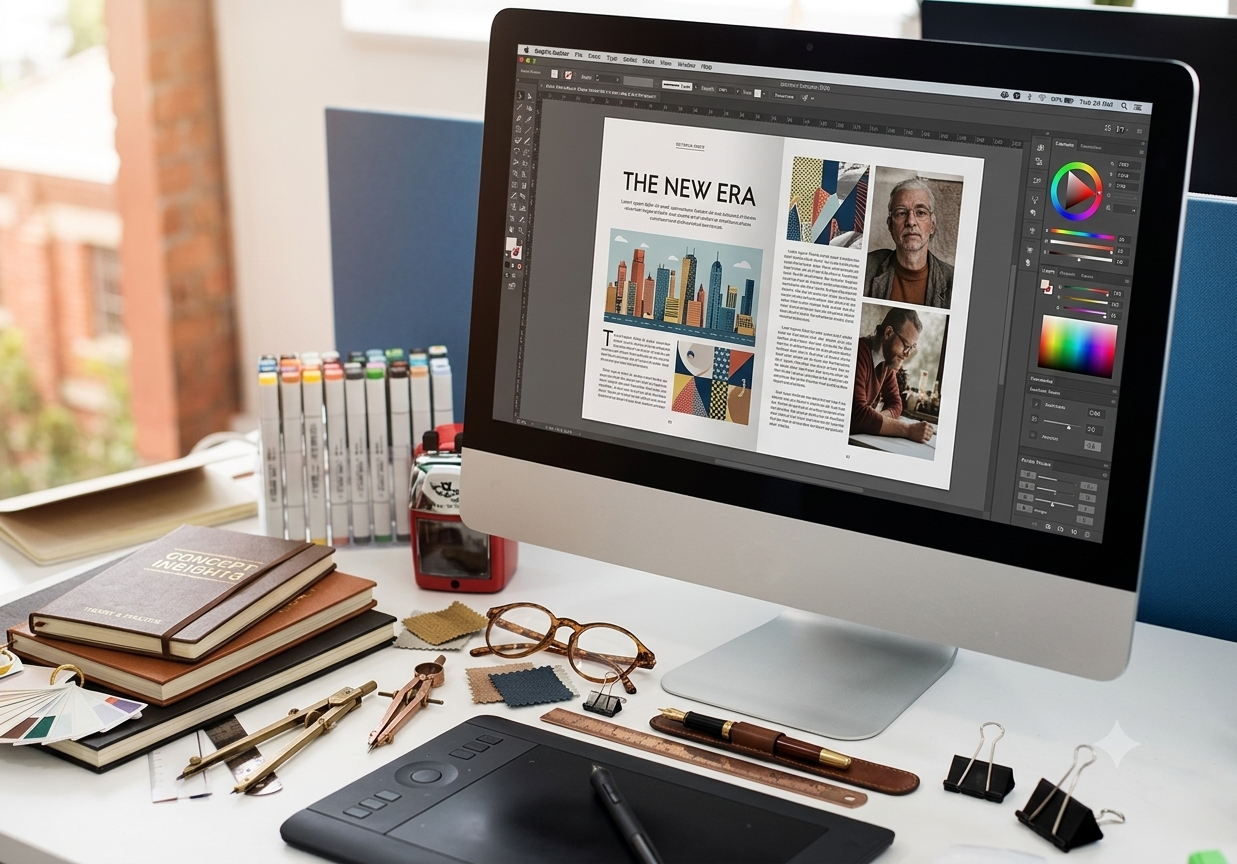 What are 7 types of graphic design?
