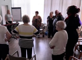 Group of people singing