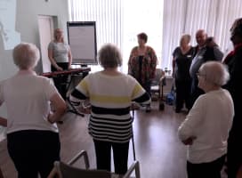 Group of people singing