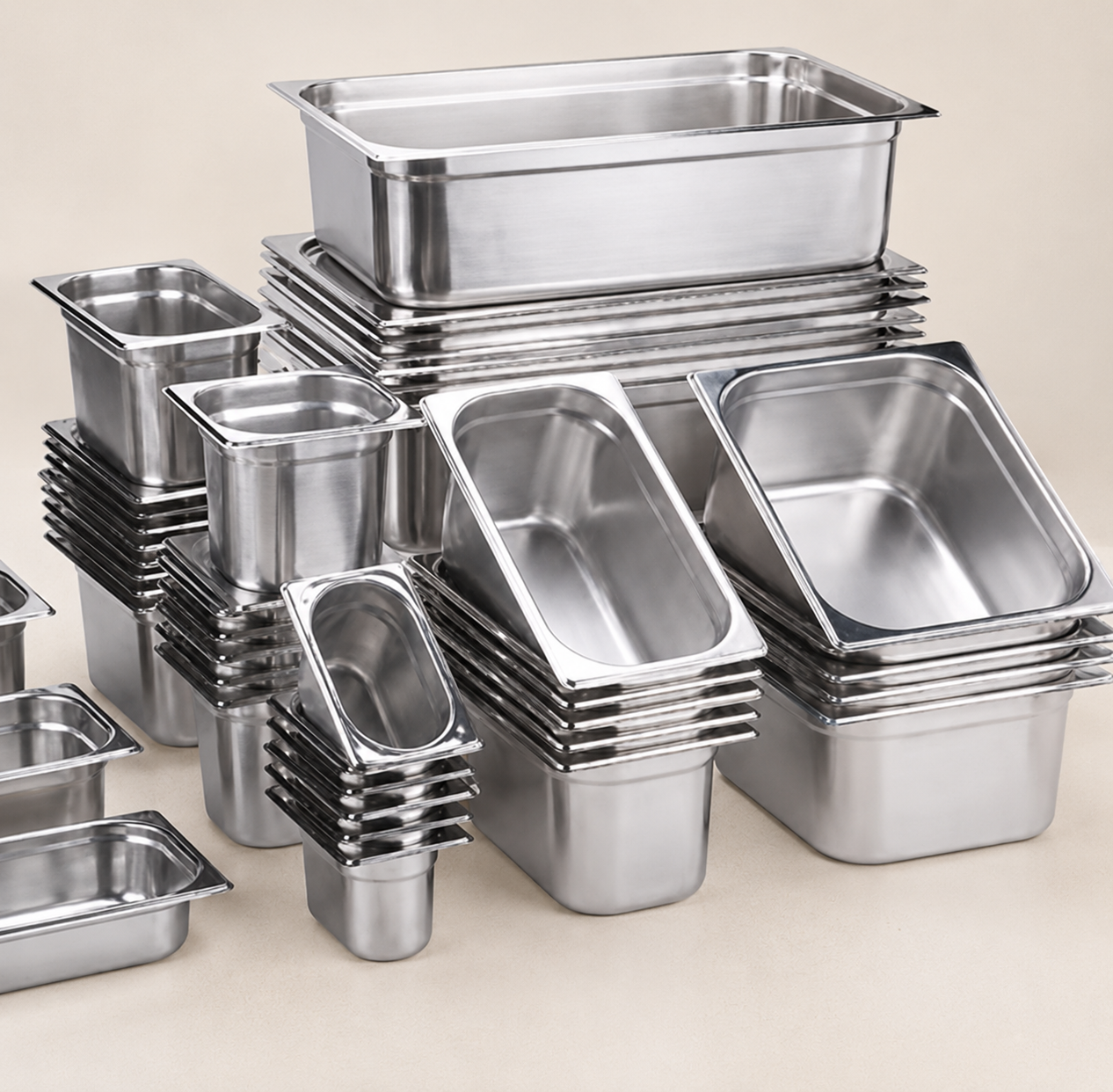 Cutlery Stainless Steel Buffet Containers - Food Pan (Various Sizes) product image
