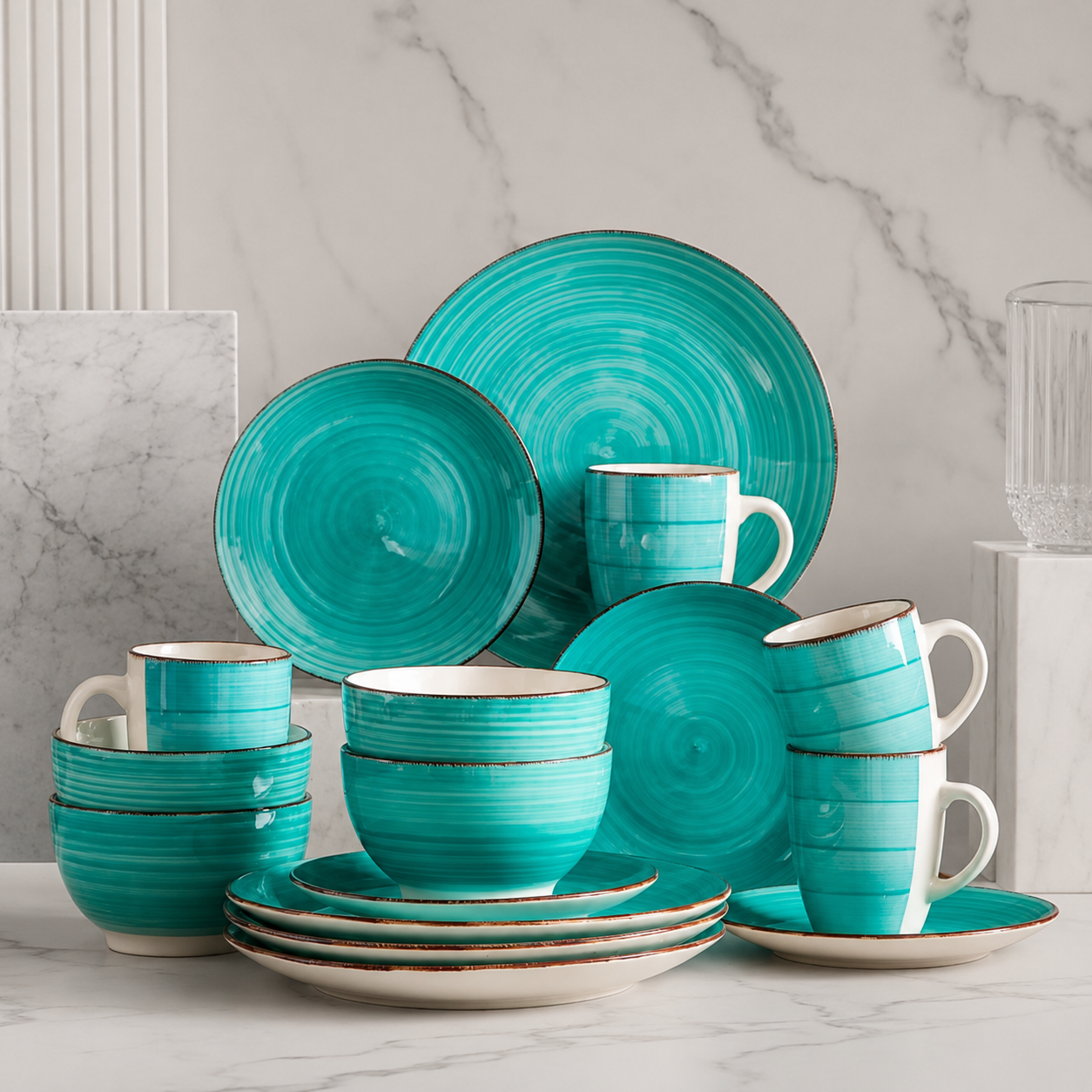 Cutlery 16pcs Ceramic Dinnerware Set product image