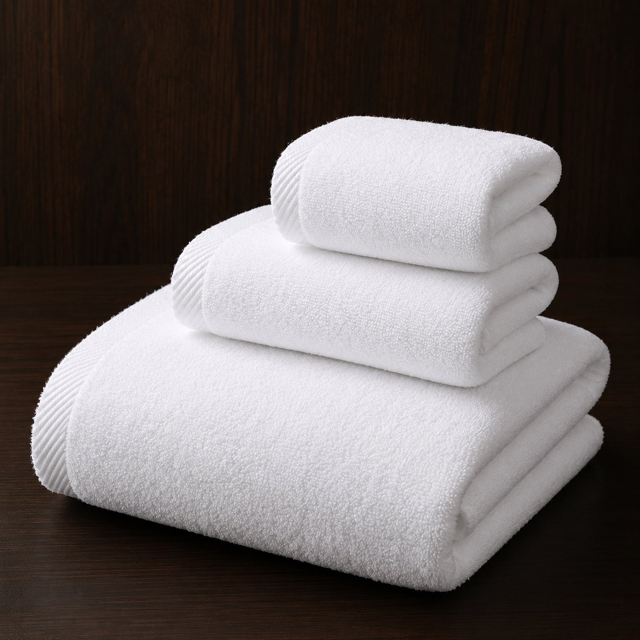 Linen Luxury White Hand and Bath Hotel Towel product image