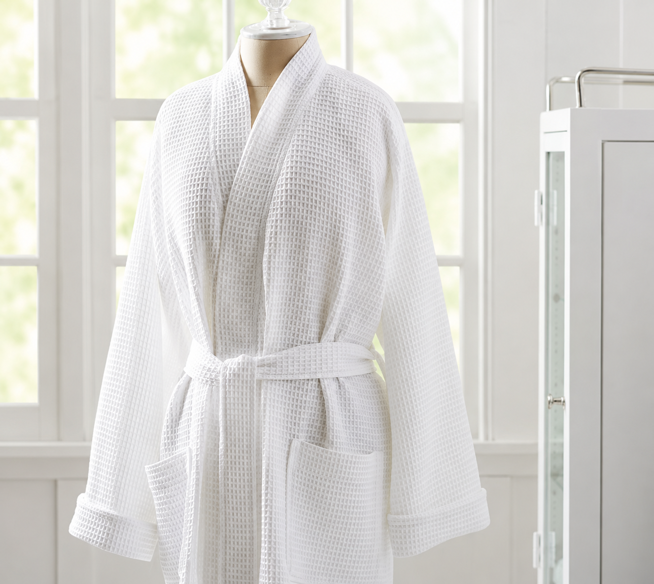 Linen Hotel Waffle Bathrobes product image