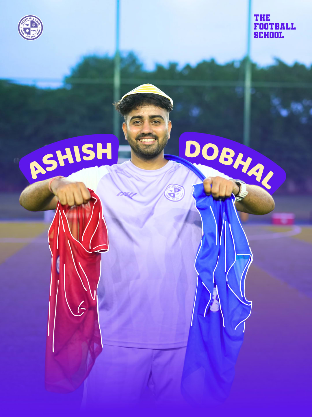 Ashish Dobhal, TFS coach at The Football School Noida