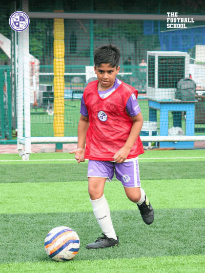 Joyful football coaching session at The Football School Sector 49 Noida