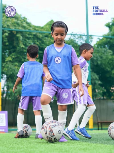 Football coaching for teenagers at TFS Growth Program Noida ages 13 to 16
