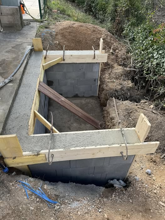 Construction en blocs à bancher
