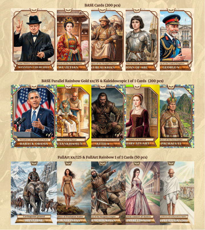 World’s Monarchs - Series 2 (Box)