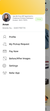 User Profile & Navigation Menu
