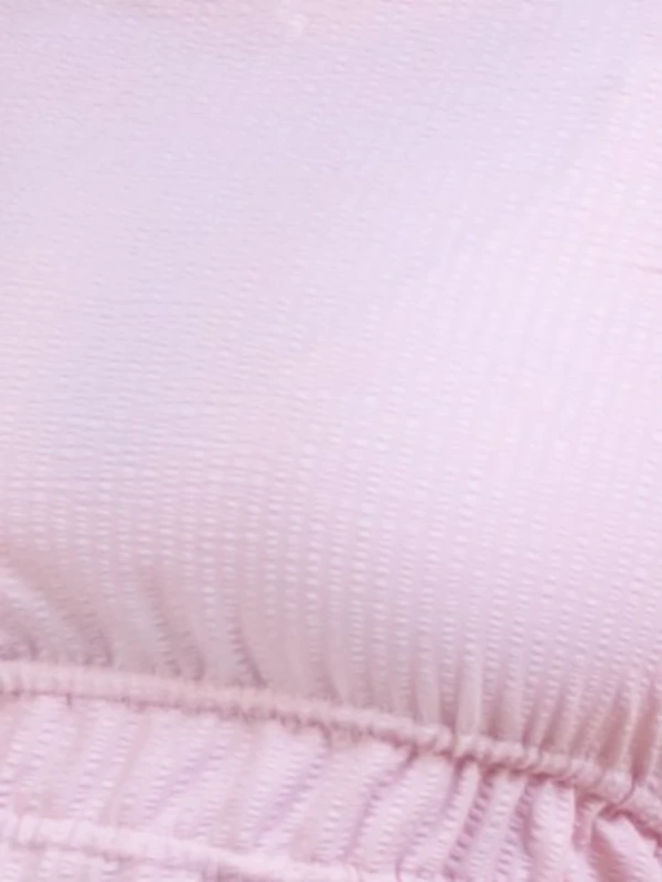 Peach Tie-up Peplum Top 7