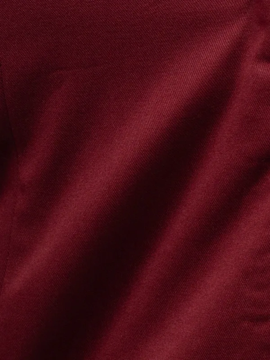 AP	Maroon Formal Sleeveless Waistcoat Top With Side Buckles 6