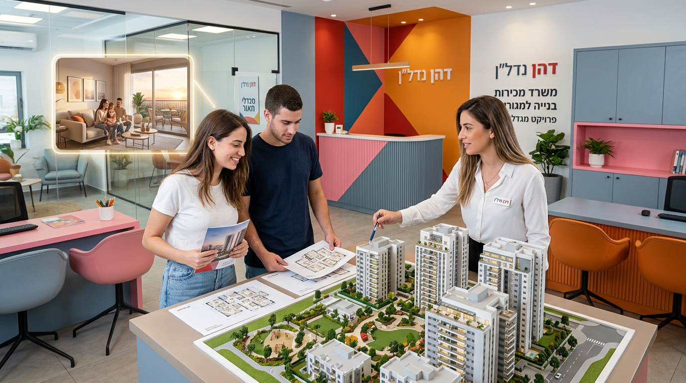משרד מכירות של דהן נדל