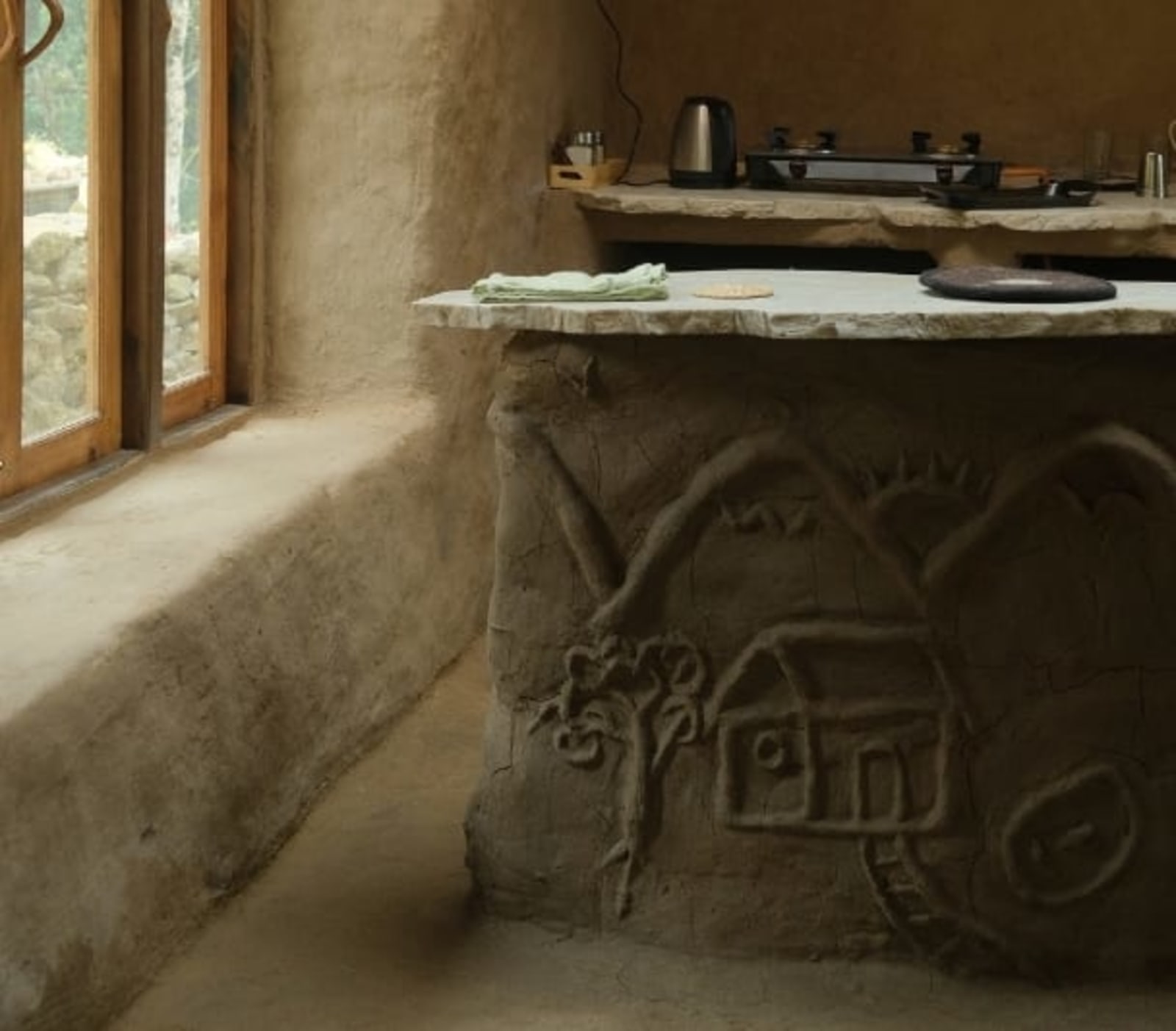 Traditional kitchen at Daara Pari