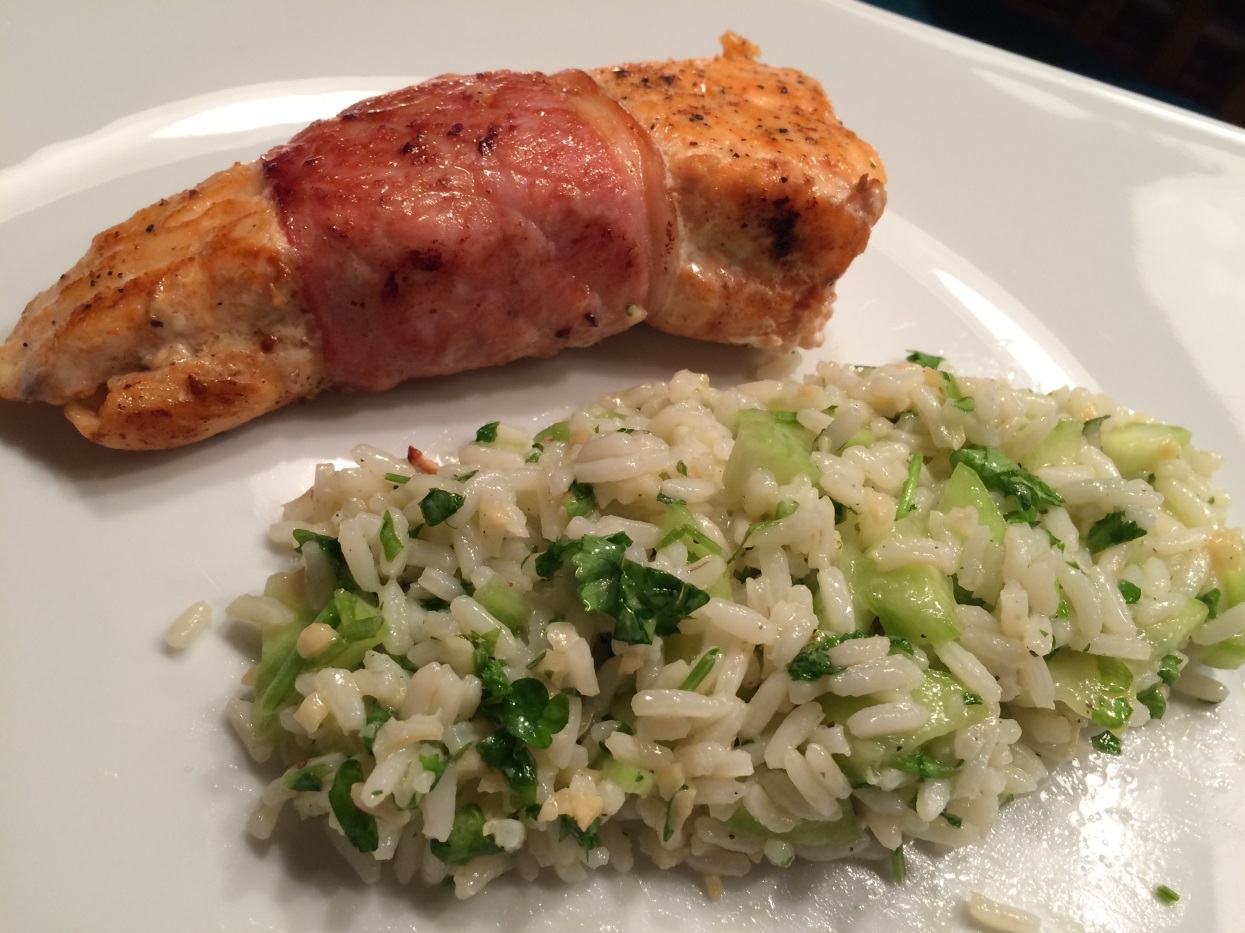 Gurken-Reis Salat