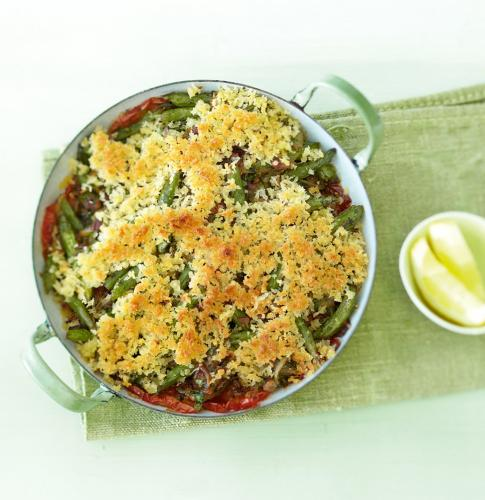 Bohnen-Gratin