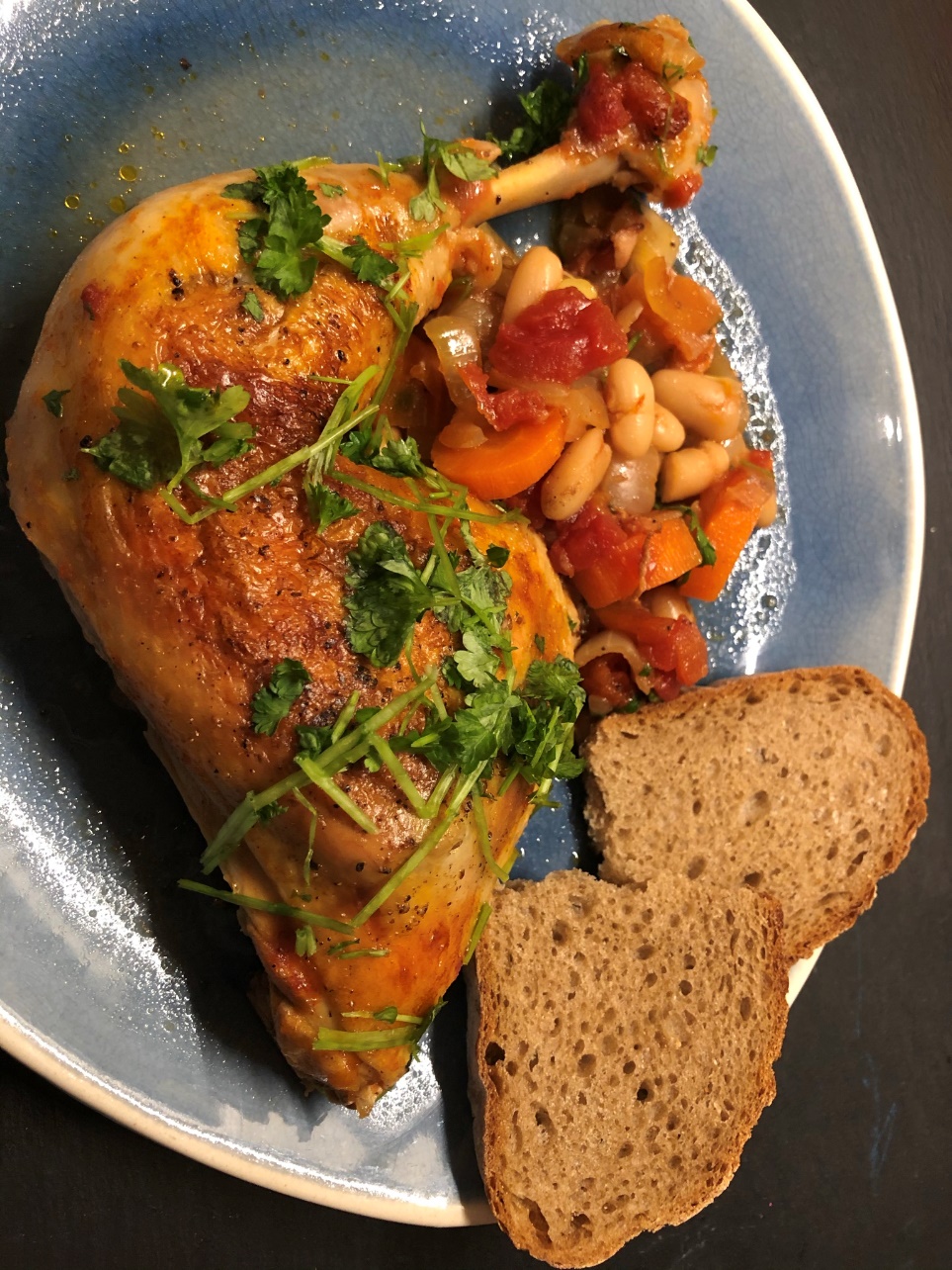 Hähnchen-Bohnen-Cassoulet