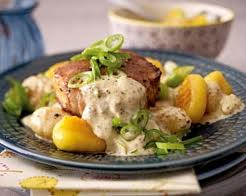 Schweinefilet „Apfel-Senf-Soße“