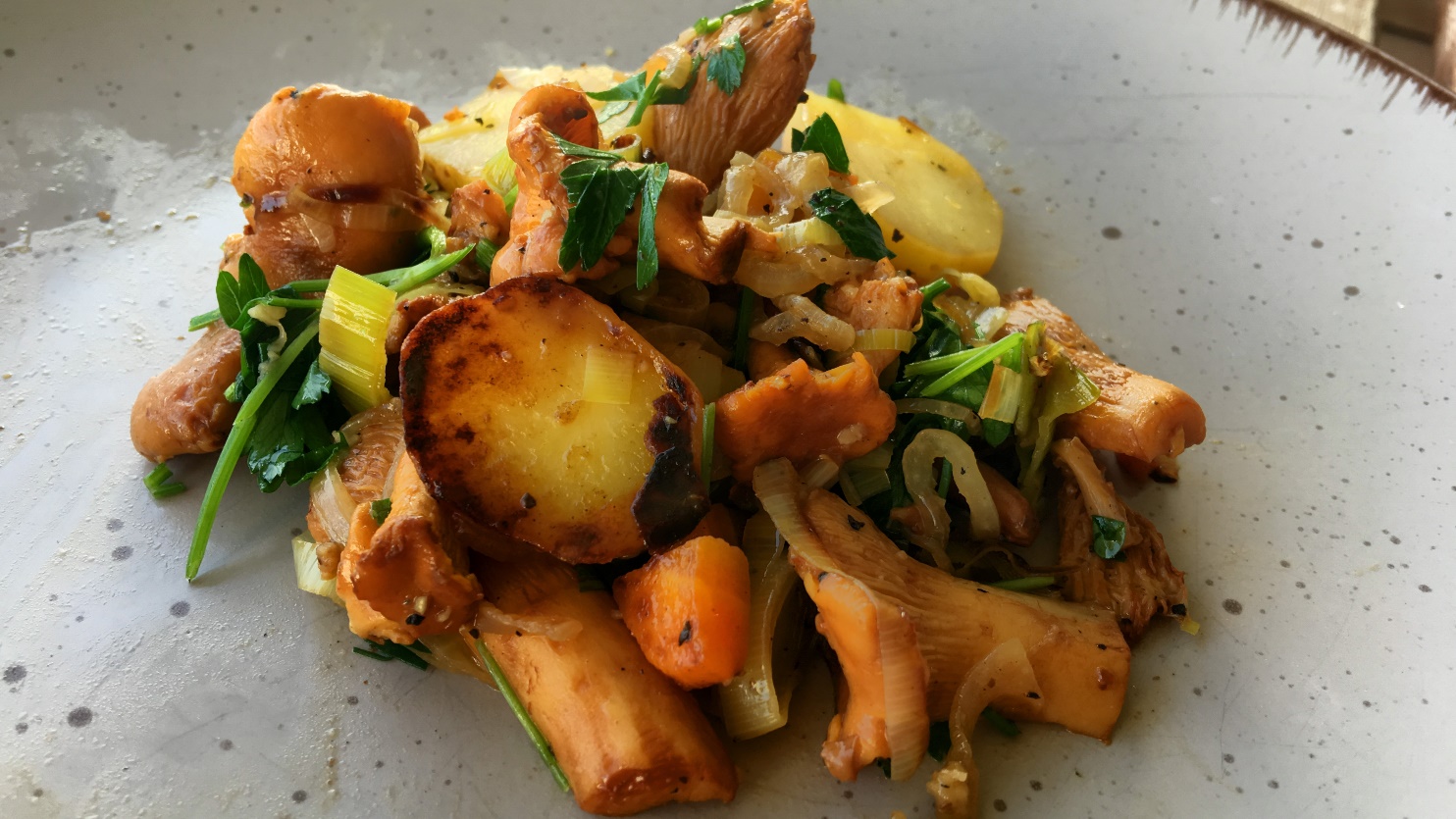 Kartoffel-Pfifferling-Pfännchen