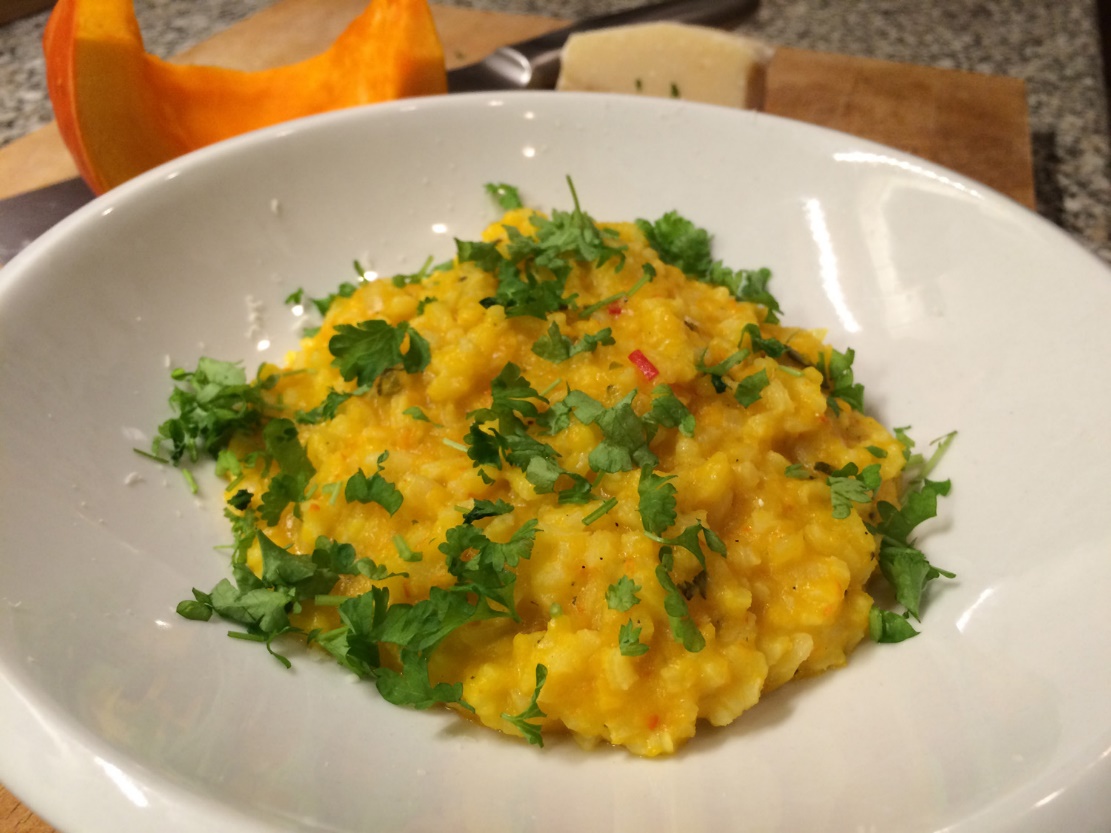 Kürbis-Risotto aus Neuengland