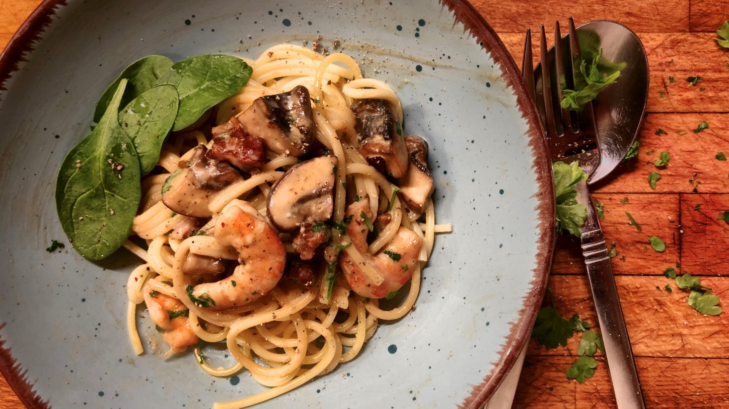 Bucatini alla mare e monti