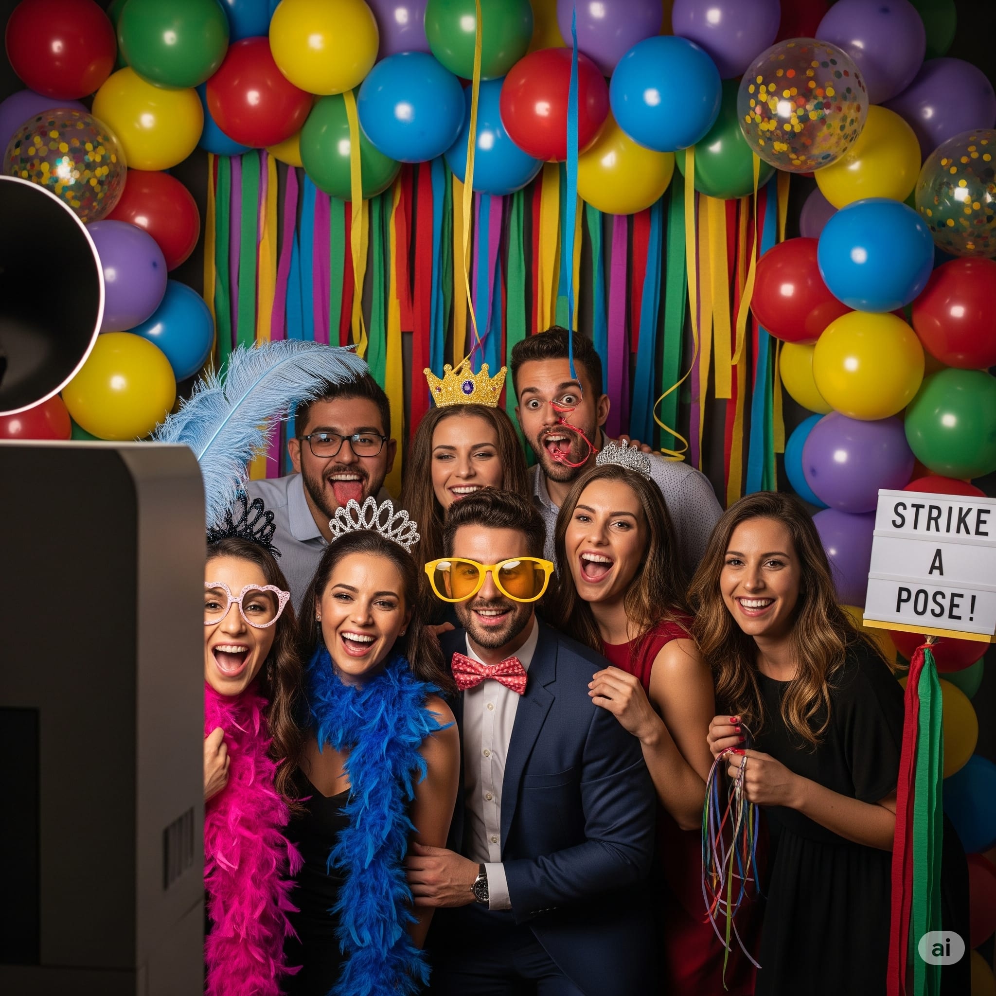 Animation photobooth soirée privée Île-de-France