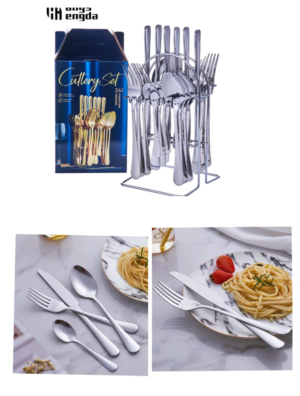 Cutlery Set Heavy Duty Stainless Steel